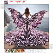 Load image into Gallery viewer, Angel Wings Girl 30*30CM(Canvas) Partial Special Shaped Drill Diamond Painting
