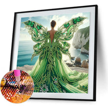 Load image into Gallery viewer, Angel Wings Girl 30*30CM(Canvas) Partial Special Shaped Drill Diamond Painting
