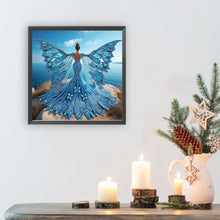 Load image into Gallery viewer, Angel Wings Girl 30*30CM(Canvas) Partial Special Shaped Drill Diamond Painting
