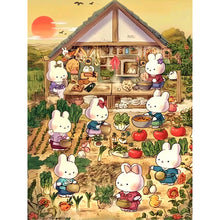 Load image into Gallery viewer, Rabbit in the Countryside-60*80CM  9CT Stamped Cross Stitch (Mona Lisa Brand)
