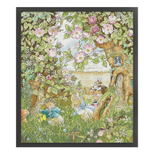 Load image into Gallery viewer, Legend of Fox Village-Apple Tree-43*46CM  14CT Stamped Cross Stitch (Fairy Brand)
