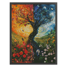 Load image into Gallery viewer, Fantasy Yin-Yang Tree-75*95CM  14CT Stamped Cross Stitch (Fairy Brand)
