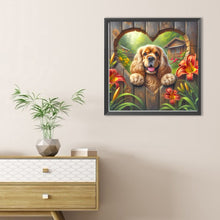 Load image into Gallery viewer, Heartwarming Cocker Spaniel-Dog 30*30CM(Canvas) Full Round Drill Diamond Painting
