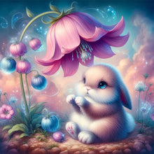 Load image into Gallery viewer, Rabbit Under Flowers 30*30CM(Picture) Full Square Drill Diamond Painting
