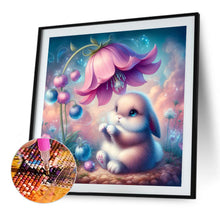 Load image into Gallery viewer, Rabbit Under Flowers 30*30CM(Picture) Full Square Drill Diamond Painting
