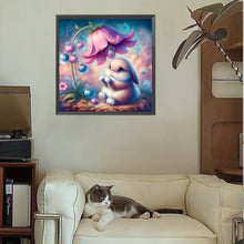 Load image into Gallery viewer, Rabbit Under Flowers 30*30CM(Picture) Full Square Drill Diamond Painting
