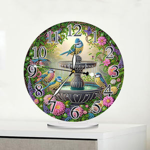 Acrylic Special Shape Animals 5D Diamond Painting Clock Art Craft for Home Decor