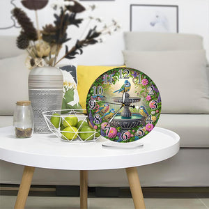 Acrylic Special Shape Animals 5D Diamond Painting Clock Art Craft for Home Decor