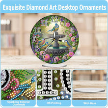Load image into Gallery viewer, Acrylic Special Shape Animals 5D Diamond Painting Clock Art Craft for Home Decor
