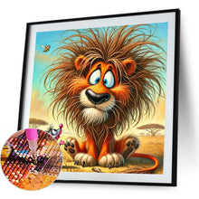 Load image into Gallery viewer, Talking Lion And Mouse 40*40CM(Canvas) Full Round Drill Diamond Painting
