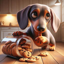 Load image into Gallery viewer, Dog That Spilled Cookies 40*40CM(Canvas) Full Round Drill Diamond Painting
