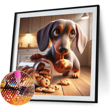 Load image into Gallery viewer, Dog That Spilled Cookies 40*40CM(Canvas) Full Round Drill Diamond Painting
