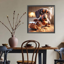 Load image into Gallery viewer, Dog That Spilled Cookies 40*40CM(Canvas) Full Round Drill Diamond Painting
