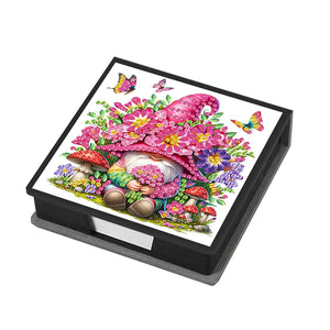 Cross Leather Diamond Art Note Box with 160 Sheets of Paper for Adults Beginners