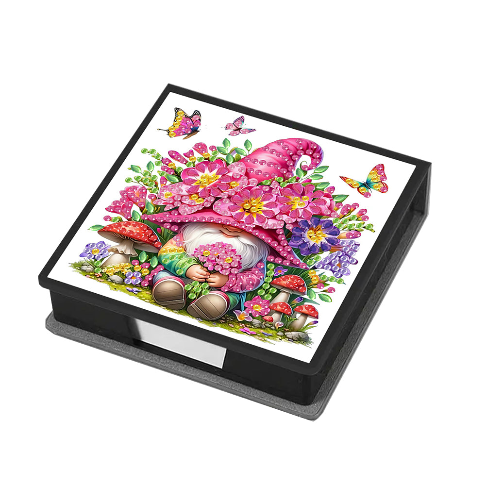 Cross Leather Diamond Art Note Box with 160 Sheets of Paper for Adults Beginners