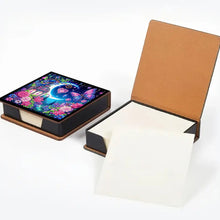 Load image into Gallery viewer, Cross Leather Diamond Art Note Box with 160 Sheets of Paper for Adults Beginners
