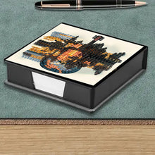 Load image into Gallery viewer, Cross Leather Diamond Art Note Box with 160 Sheets of Paper for Adults Beginners
