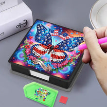 Load image into Gallery viewer, Cross Leather Diamond Art Note Box with 160 Sheets of Paper for Adults Beginners
