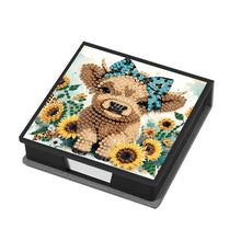 Load image into Gallery viewer, Cross Leather Diamond Art Note Box with 160 Sheets of Paper for Adults Beginners
