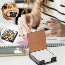 Load image into Gallery viewer, Cross Leather Diamond Art Note Box with 160 Sheets of Paper for Adults Beginners

