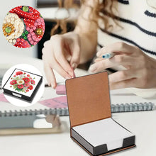 Load image into Gallery viewer, Cross Leather Diamond Art Note Box with 160 Sheets of Paper for Adults Beginners
