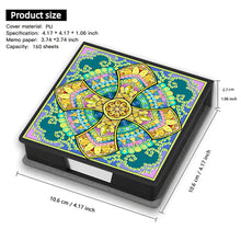 Load image into Gallery viewer, Cross Leather Diamond Art Note Box with 160 Sheets of Paper for Adults Beginners
