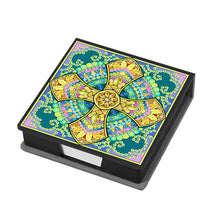 Load image into Gallery viewer, Cross Leather Diamond Art Note Box with 160 Sheets of Paper for Adults Beginners
