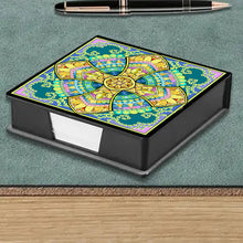 Load image into Gallery viewer, Cross Leather Diamond Art Note Box with 160 Sheets of Paper for Adults Beginners
