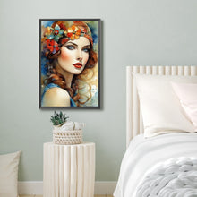 Load image into Gallery viewer, Elegant Beauty-Woman 40*60CM(Canvas) Full Round Drill Diamond Painting
