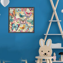 Load image into Gallery viewer, Butterfly 30*30CM(Canvas) Full Round Drill Diamond Painting
