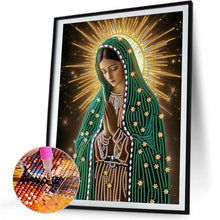 Load image into Gallery viewer, The Virgin Mary 30*40CM(Canvas) Partial Special Shaped Drill Diamond Painting
