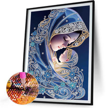 Load image into Gallery viewer, The Virgin Mary 30*40CM(Canvas) Partial Special Shaped Drill Diamond Painting
