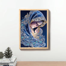 Load image into Gallery viewer, The Virgin Mary 30*40CM(Canvas) Partial Special Shaped Drill Diamond Painting
