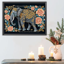 Load image into Gallery viewer, Elephant 30*40CM(Canvas) Partial Special Shaped Drill Diamond Painting
