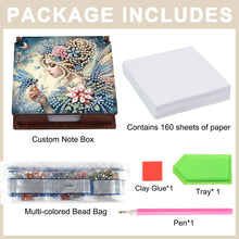 Load image into Gallery viewer, Animals Diamond Painting Notecard Box Gem Art Sticky Note Holder for Home Office
