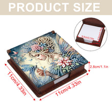 Load image into Gallery viewer, Animals Diamond Painting Notecard Box Gem Art Sticky Note Holder for Home Office
