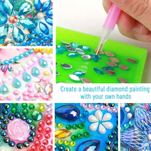 Load image into Gallery viewer, Animals Diamond Painting Notecard Box Gem Art Sticky Note Holder for Home Office
