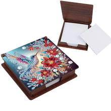 Load image into Gallery viewer, Animals Diamond Painting Notecard Box Gem Art Sticky Note Holder for Home Office
