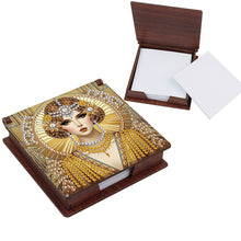 Load image into Gallery viewer, Animals Diamond Painting Notecard Box Gem Art Sticky Note Holder for Home Office
