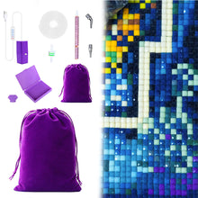 Load image into Gallery viewer, Electric Vacuum Diamond Painting Pen Kit DIY Diamond Art Tools (PURPLE E Set)
