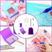 Load image into Gallery viewer, Electric Vacuum Diamond Painting Pen Kit DIY Diamond Art Tools (PURPLE E Set)
