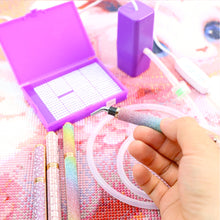 Load image into Gallery viewer, Electric Vacuum Diamond Painting Pen Kit DIY Diamond Art Tools (PURPLE E Set)
