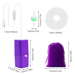 Electric Vacuum Diamond Painting Pen Kit DIY Diamond Art Tools (PURPLE E Set)