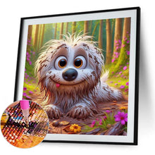 Load image into Gallery viewer, Dog In Muddy Ground 40*40CM(Canvas) Full Round Drill Diamond Painting
