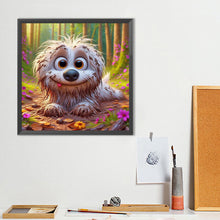 Load image into Gallery viewer, Dog In Muddy Ground 40*40CM(Canvas) Full Round Drill Diamond Painting
