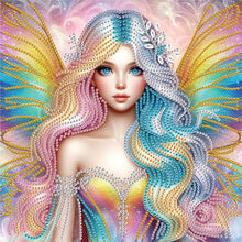 Load image into Gallery viewer, Elf Beauty 30*30CM(Canvas) Partial Special Shaped Drill Diamond Painting
