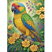 Load image into Gallery viewer, Parrot 30*40CM(Canvas) Partial Special Shaped Drill Diamond Painting
