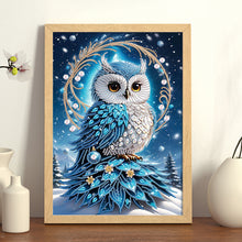 Load image into Gallery viewer, Owl 30*40CM(Canvas) Partial Special Shaped Drill Diamond Painting
