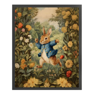 Rabbit-40*50CM  11CT Stamped Cross Stitch