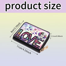 Load image into Gallery viewer, Diamond Painting Card Holder Coin Purse Diamond Art Wallet Pouch Gifts for Women
